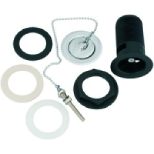 Wickes Chrome Basin Waste