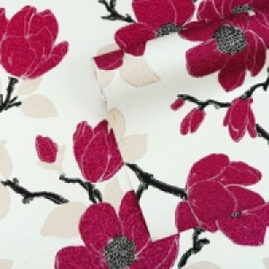 Graham & Brown Mode Elinor Decorative Wallpaper Carmine 10m