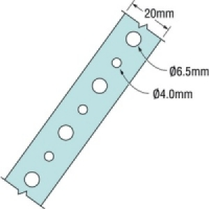 Wickes Multi Purpose Fixing Band FB20 20mmx10m