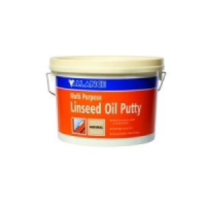 Vallance Multi Purpose Linseed Oil Putty Natural 5kg £6.99