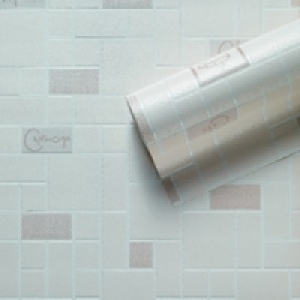 Contour Cafe Culture Kitchen & Bathroom Vinyl Wallpaper Beig £14.99