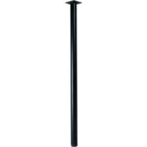 Wickes Round Furniture Leg Black 32x800mm £4.49