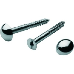 Wickes Mirror Screws No.8x23mm Pack 4