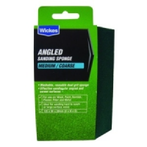 Wickes Angled Sanding Sponge Medium/Coarse £2.99