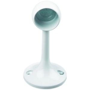 Wickes Deluxe End Rail Bracket White 25mm 2 Pack