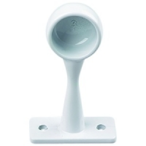 Wickes End Rail Bracket White 19mm 2 Pack &pound;4.49