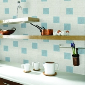 Contour Anti-Bacterial Parsley Kitchen & Bathroom Wallpaper  £11.22