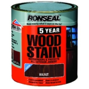 Ronseal 5 Year Woodstain Walnut 2.5L £26.99