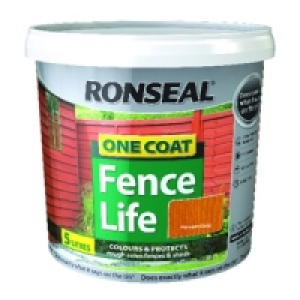 Ronseal One Coat Fencelife Harvest Gold 5L £6.49