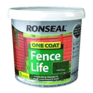 Ronseal One Coat Fencelife Forest Green 5L £6.49