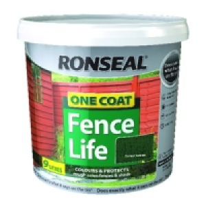 Ronseal One Coat Fencelife Forest Green 9L £9.99