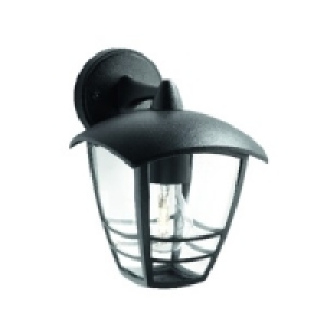 Philips 60W Creek Wall Lantern Black £22.99