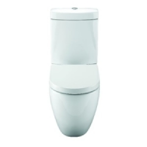 Wickes Trento Toilet Pan, Cistern with Soft Close Toilet Sea
