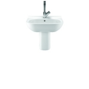 Wickes Vieste Basin with Semi Pedestal 550mm