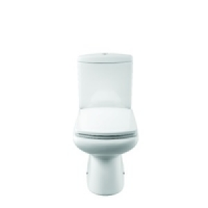 Wickes Trapano Toilet Pan, Cistern with Toilet Seat