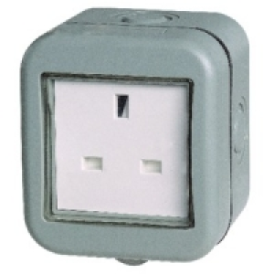 Masterplug IP55 13A Unswitched Socket 1 Gang WPB23 £5.39