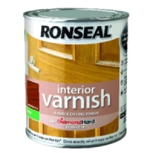 Ronseal Interior Varnish Matt Medium Oak 750ml £15.98