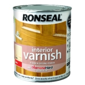 Ronseal Ultra Tough Interior Varnish Clear Gloss 750ml &pound;15.98