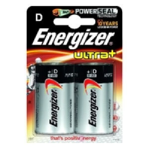 Energizer Ultra Plus D Batteries 2 Pack £3.49