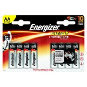 Energizer Ultra Plus AA Batteries 8 Pack £6.49