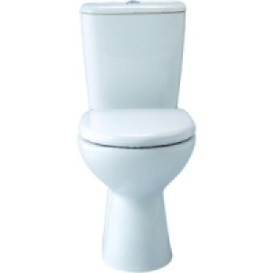 Wickes Fiji Short Projection Toilet Pan, Cistern with Toilet