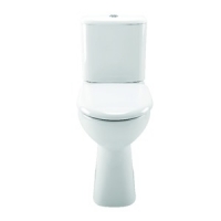 Wickes  Wickes Fiji Elevation Toilet Pan, Cistern with Toilet Seat