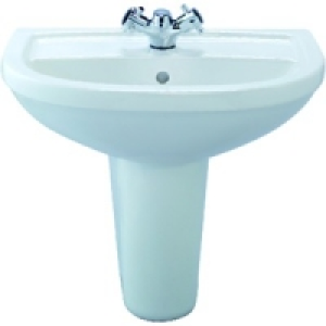 Wickes Fiji Basin with Semi Pedestal 550mm £166.00