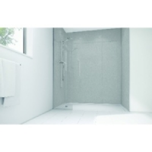 Wickes White Diamond Acrylic 1700x900mm 2 sided Shower Panel &pound;2.11