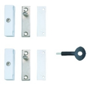 Yale P-2P118-WE-2 Automatic Window Lock Pack 2 White £13.59