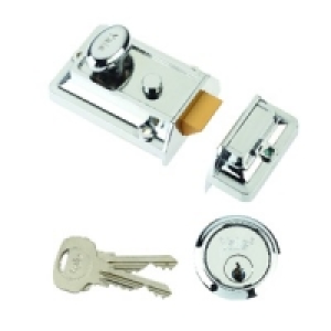 Yale P-77-CH-CH-60 Traditional Nightlatch Chrome £23.99