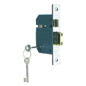 Yale P-M560-CH-67 5 Lever BS Sashlock 2.5in Chrome &pound;19.99