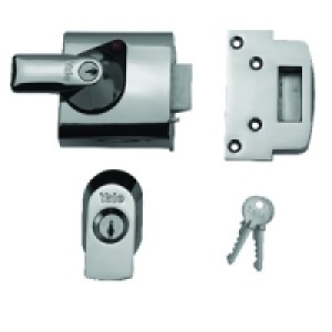Yale P-BS1-CH-CH-60 BS High Security Nightlatch 60mm Chrome &pound;54.39