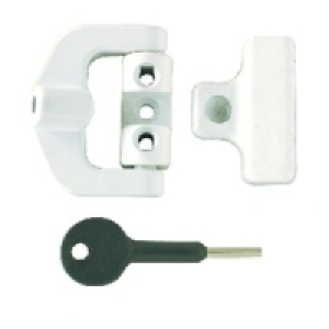 Yale V-8K123LK-WE PVCu Window Lock White & Key &pound;17.59