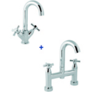 Manila Mono Basin Mixer & Bath Filler