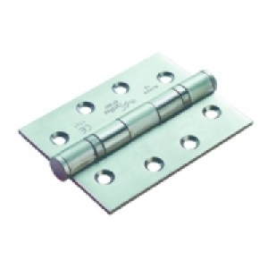 4FireDoors Ball Bearing Hinges Satin Steel 102x76x3mm PK3 &pound;11.99