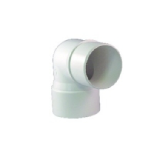 Wickes White Roundline Downpipe 92.5 Deg Bend