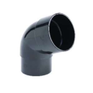 Wickes Black Miniline Downpipe 112.5 Deg Bend £2.39