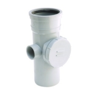 Wickes 110mm Grey Soil Access Pipe