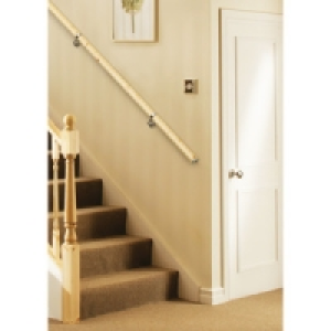 Richard Burbidge Pine Wall Mounted Handrail Kit 3600mm