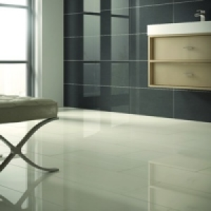 Wickes Jakarta Wall & Floor Tile Black 300x600mm
