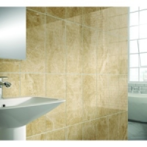 Wickes Emperador Wall Tile Cream 250x500mm