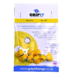 Grip It Type 13-2 Plasterboard Fixing 4.0 x 25mm Pack 8 &pound;5.99
