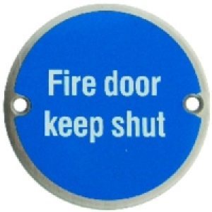 4FireDoors Fire Door Keep Shut Sign 75mm PK2 £4.99