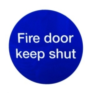 4FireDoors Fire Door Keep Locked Sign 75mm PK2 £4.99