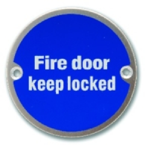 4FireDoors Fire Door Keep Shut Sign 100x100mm PK2 £2.99