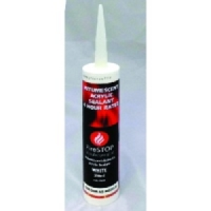 4FireDoors Intumescent & Acoustic Acrylic Sealant White 310m £4.99