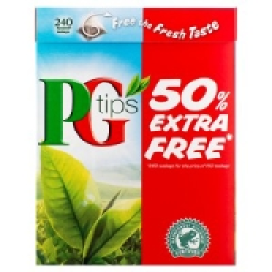 PG Tips 240 Pyramid Teabags 750g £3.50