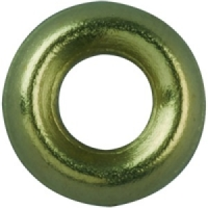 Wickes Brass Screw Cup Washers No.10 Pack 20