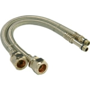 Wickes Flexible Monobloc Tap Connector 15 x 10 x 300mm Pack  £3.49