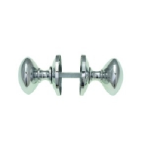 Wickes Victorian Mortice Knob Set Chrome Finish £10.98